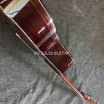 Classic Folk Parlor Acoustic Guitar Solid Indian Rosewood 38 Inch B/S OO Body in