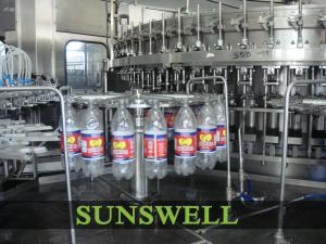 Quality High Speed Carbonated Filling Machine , 1000ml Soft Drink Beverage Bottle Packaging Machine wholesale