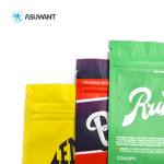 Customized Logo Biodegrabale Child Proof Zipper Bags Cocaine Packaging Stand Up