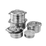 Household soup pot stainless steel 5pcs stock pot set direct selling