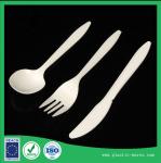 individual package cornstarch biodegradable knife, spoon, fork set