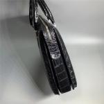Authentic Crocodile Belly Skin Businessmen Briefcase Working Handbag Genuine