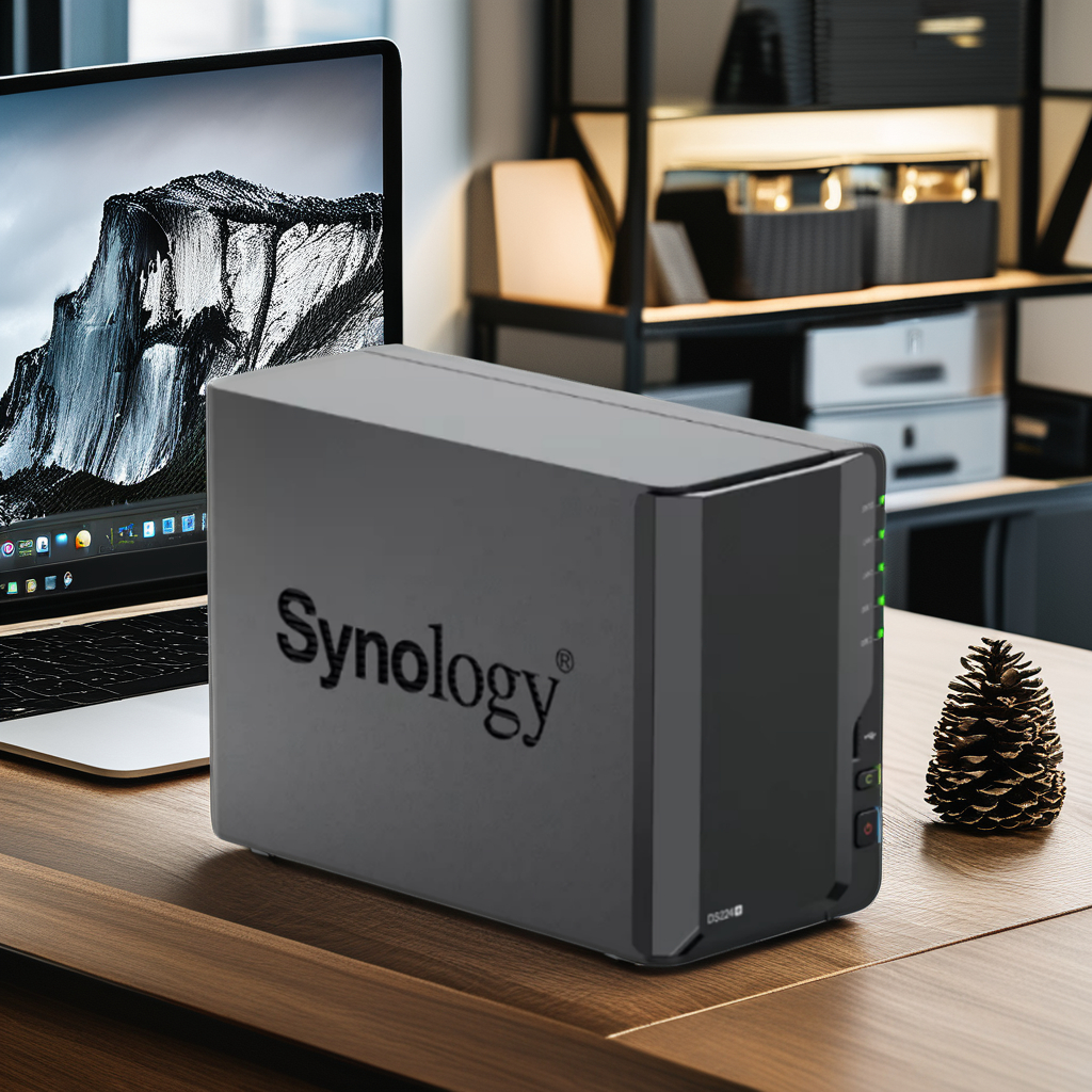 Brand New Networking Storage DS224 2-Bay Diskless NAS with USB Interface 2U Rackmount DiskStation SSD Interface