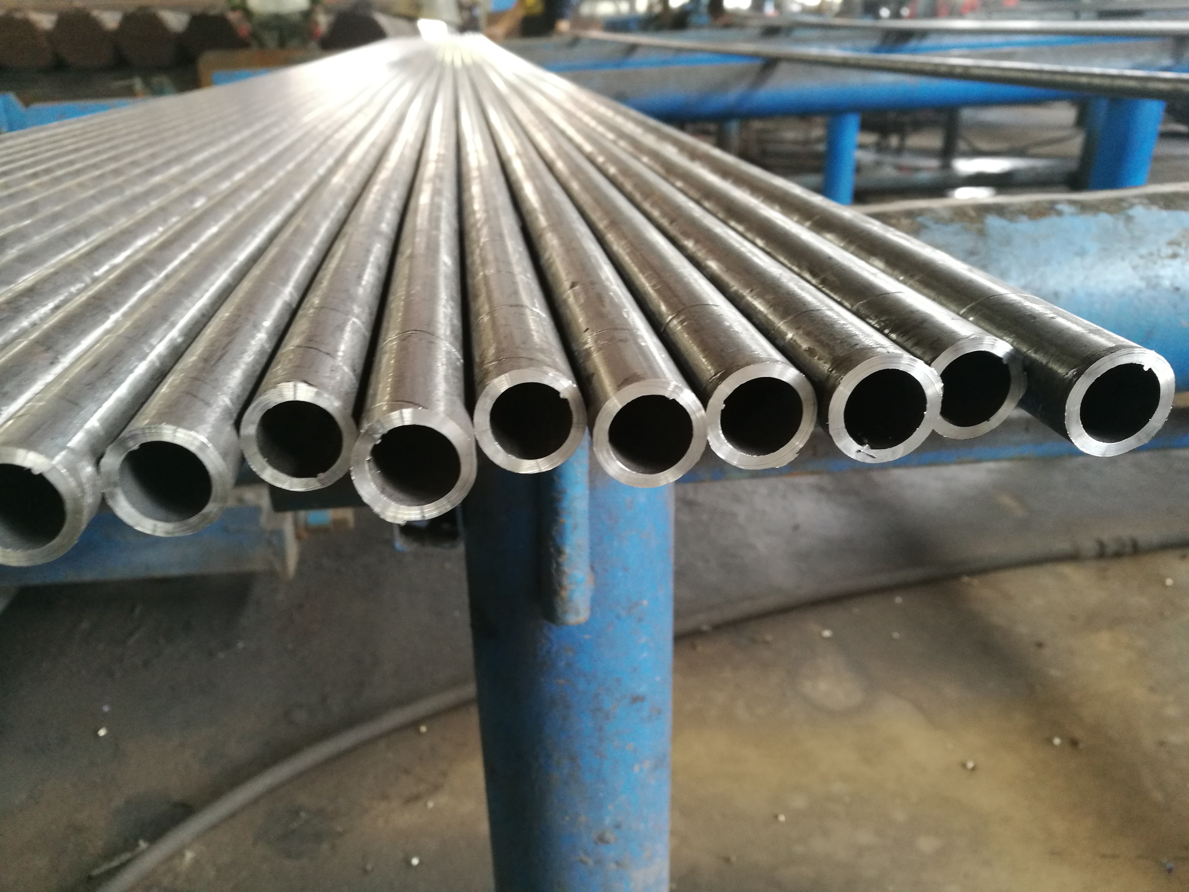 High Frequency Steel Scaffolding Pipe , 6mm - 76mm Dia Galvanized Steel Pipe
