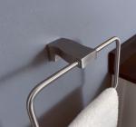 Square Bathroom Towel Rings Hand Towel Holder Metal Gray Sus304 Stainless Steel