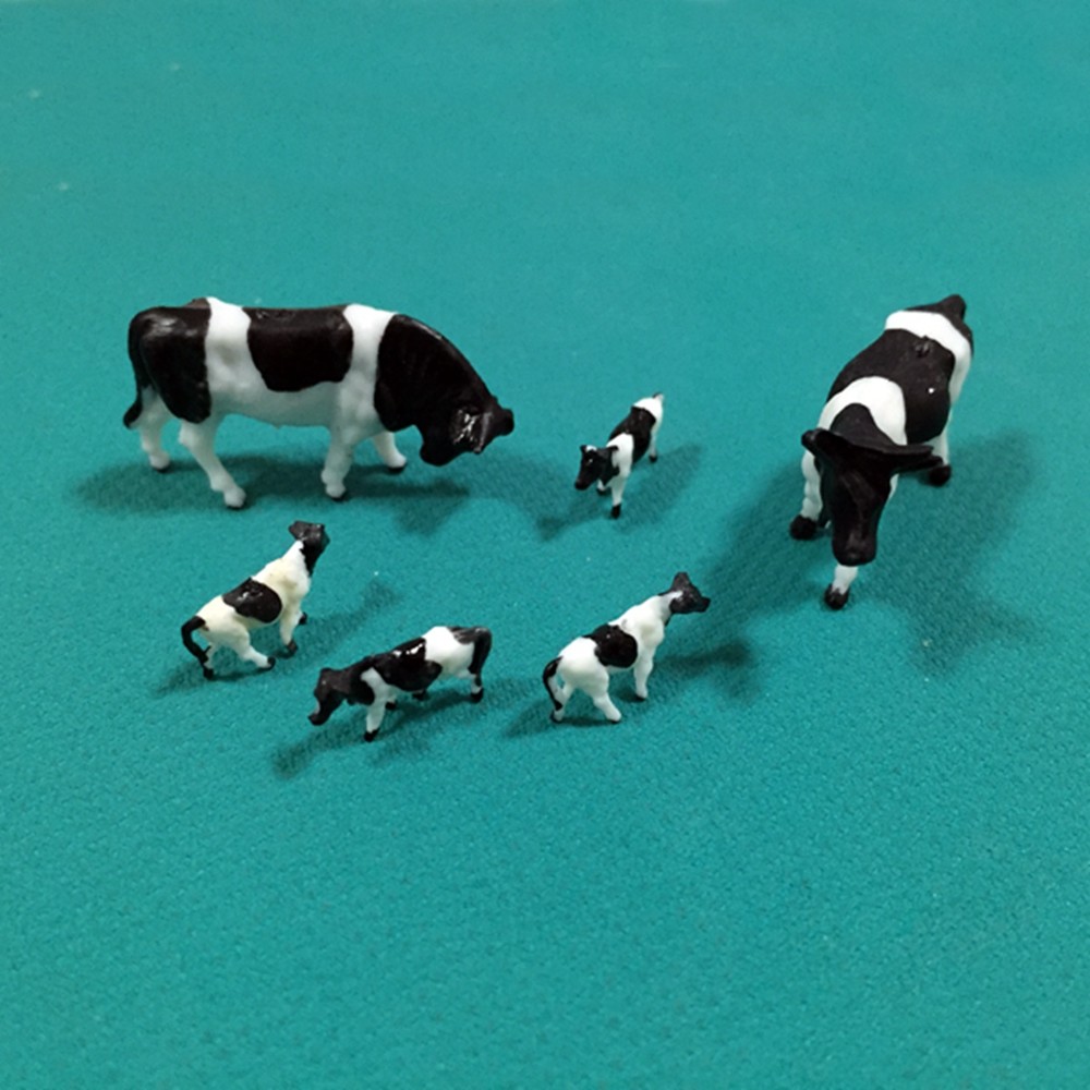 ABS plastic animals cows,horse and sheep Architectural model Animals for farm working