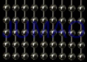 Quality Lead Free Metal Curtains Hanging Beads , Nickle Coated Metal Bead Chain Curtain wholesale