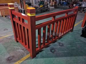 Quality Sandalwood Colour FRP Pultruded Tube Handrail wholesale