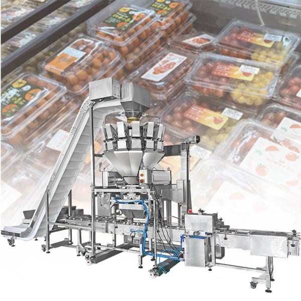 Industrial Small Fruit Packaging Machinery Automatic Bottle Sensoning Pellet