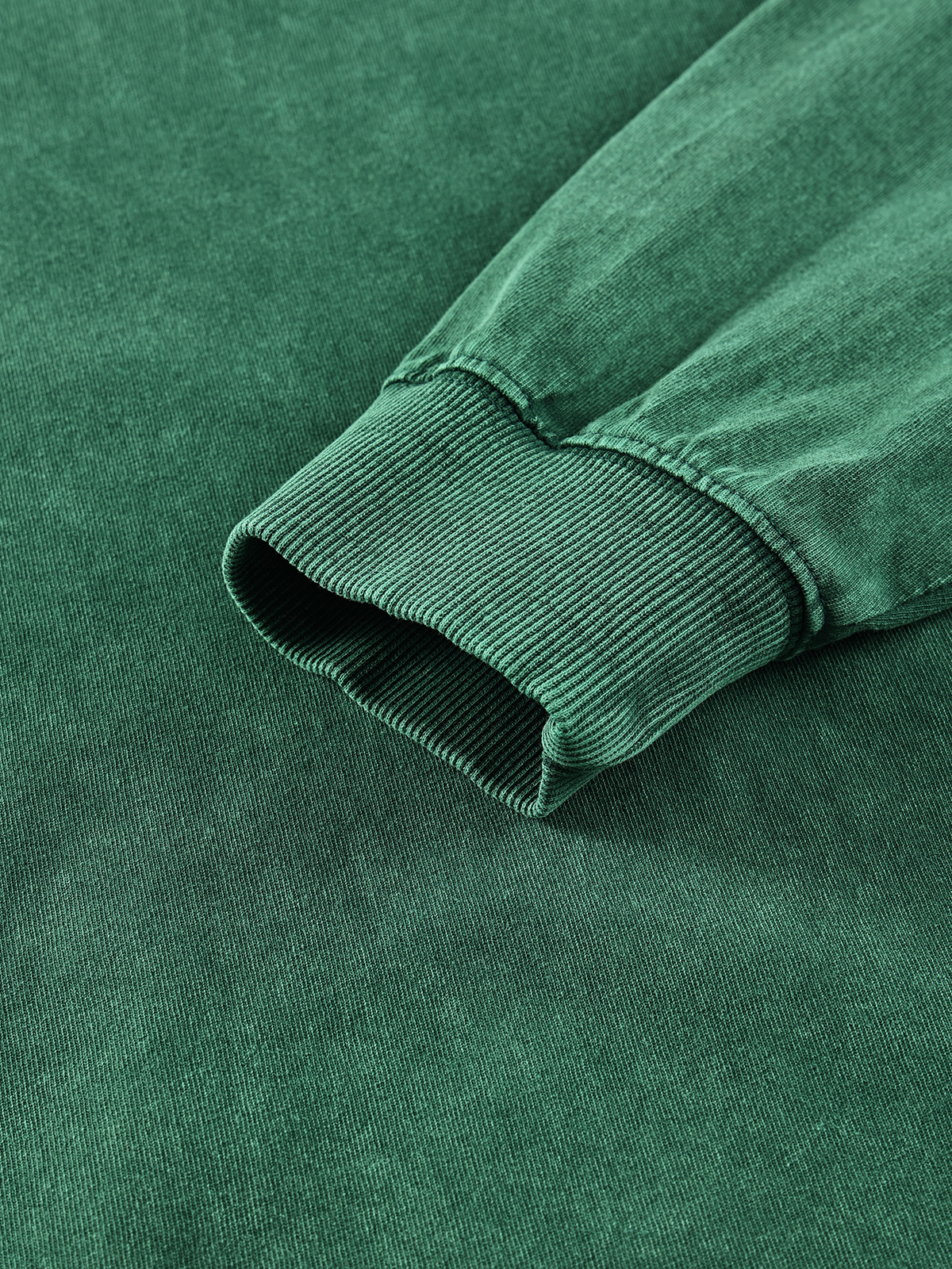 Oversized Heavyweight Cotton Hoodie Dropped Shoulder Embroidery Sweatshirt