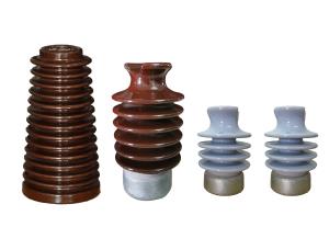 Quality ANSI 57-2S Professional F Neck 12.5kN Line Post Porcelain Insulators wholesale