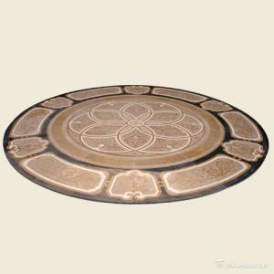 Quality Round Natural Stone Water Jet Marble Floor Medallions For Entryway Decorative wholesale