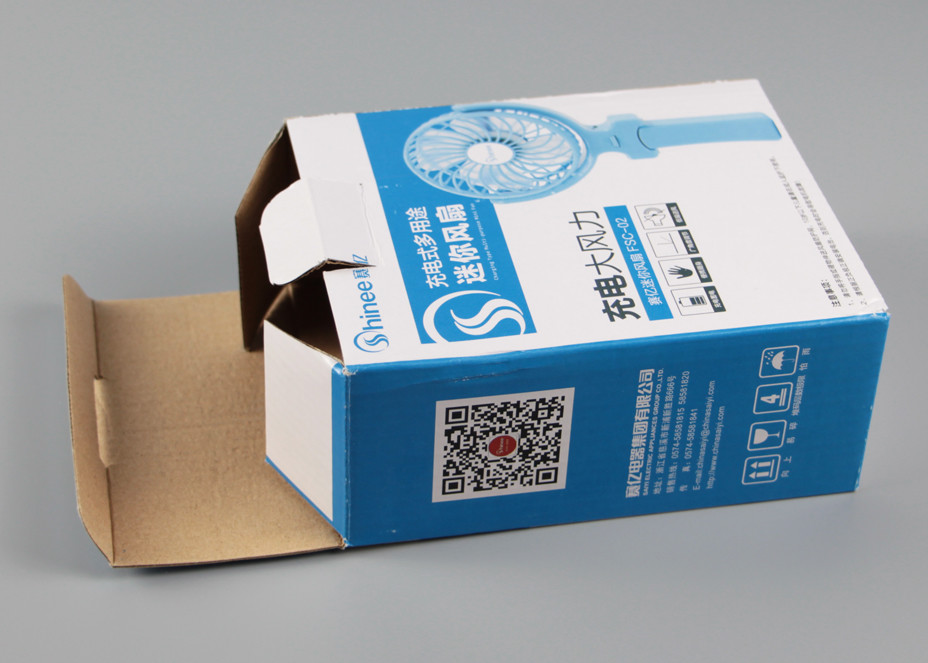 Handcraft Paper Packaging Boxes Oil Varnishing For Small Home Appliances