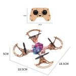 2.4g Remote Control Quadcopter Set Bemay Toy Wooden Assemble Educational Rc