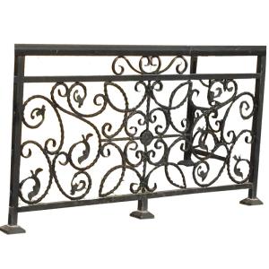Quality Outdoor Cast Wrought Iron Guardrail Fence Banister Heat Insulation wholesale