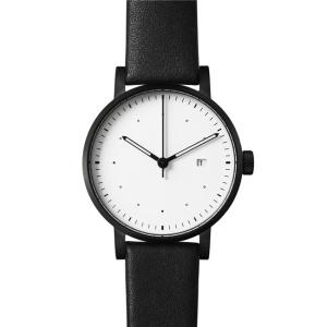 Quality Professional Big Dial Leather Wrist Watch With Date , Japanese Movement wholesale