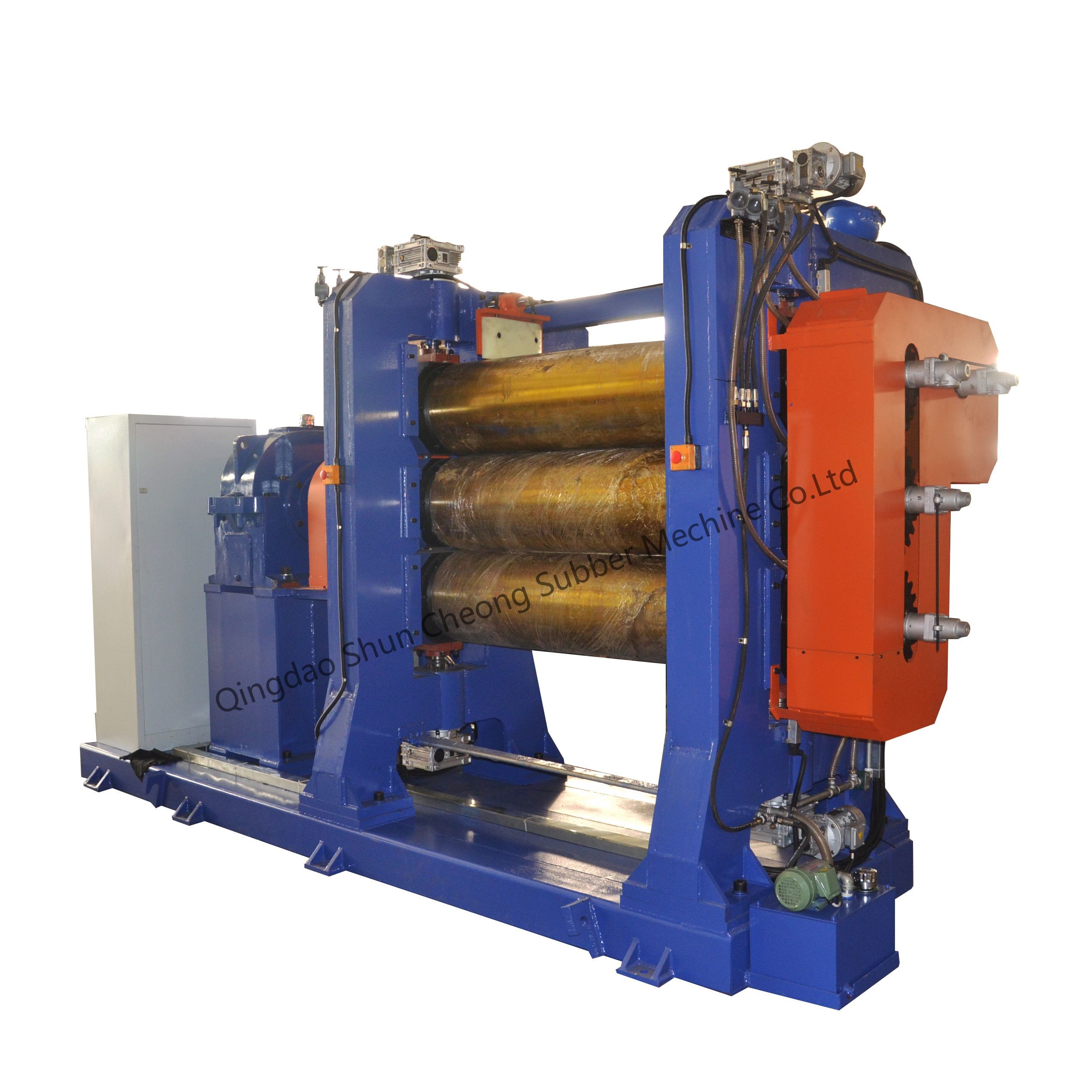 Rubber Sheet Roller Calender/ Three Roll Textile Rubber Calender