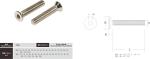 M6 Allen Furniture Screw Bolts ISO9001 Certificated With Black Oxide Coating