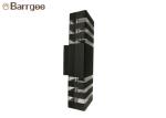 2*6W Up Down Grey LED Exterior Wall Mounted Light Fixtures , Exterior Wall