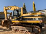 Caterpillar 320B Used CAT Excavators 6660mm Digging Depth