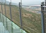 Hand Woven Security Fence Steel 1.2mm Balustrade Cable Mesh
