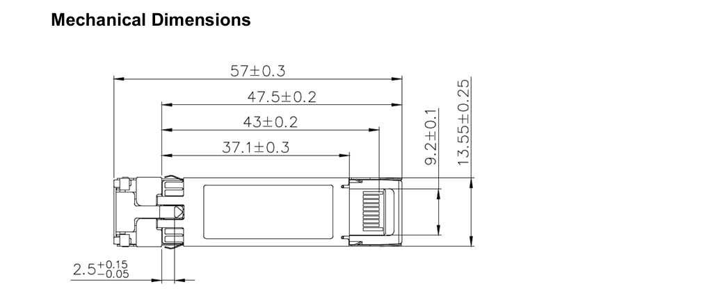 10km Single Mode Fiber 10G SFP Transceiver Module for Data Center Communication Network Hot Pluggable Compliance SFF-8431