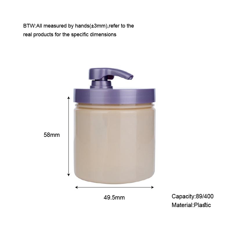 250ml Champagne-Colored cylindrical smooth with purple pump for shampoo lotion bottle