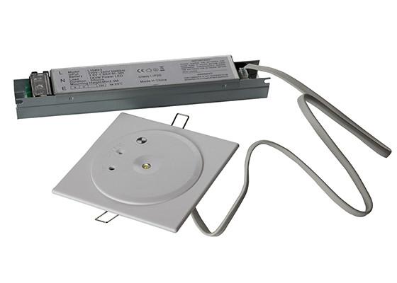 IP20 Ceiling Emergency Light Permanent / Non - Permanent LED Lamp High