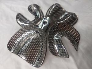 Quality Non Toxic Dental Impression Trays Silver Appearance ISO Certificated wholesale