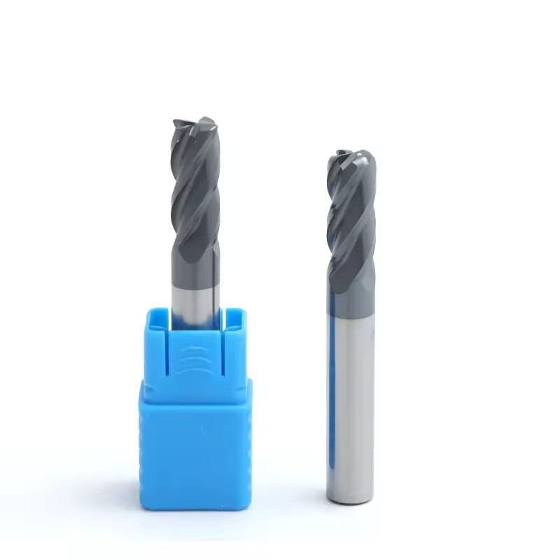 U-Slot Four Edge Tungsten Steel High Carbide Round Nose Milling Cutter Dynamic High Efficiency Coarse Stainless Steel Special