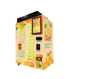 Quality Hotels Fresh Juice Vending Machine 1500W Fresh Pressed Stainless Steel Customized wholesale
