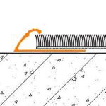 Curved Edge Carpet To Vinyl Transition Strip Aluminum 6063 Material