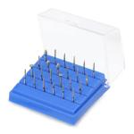 24 Holes Dental Disinfection Bur Box Different Color Diamond Bur Holder Plastic