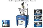 1000pcs/Hr Metallic Foil Printing Machine , Industrial Metal Stamping Machine