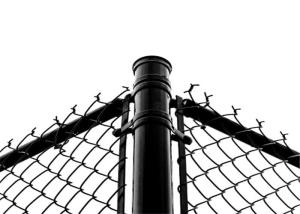 China 50mm Hole 8 Ft Black Vinyl Chain Link Fence Pvc Coated Temp on sale