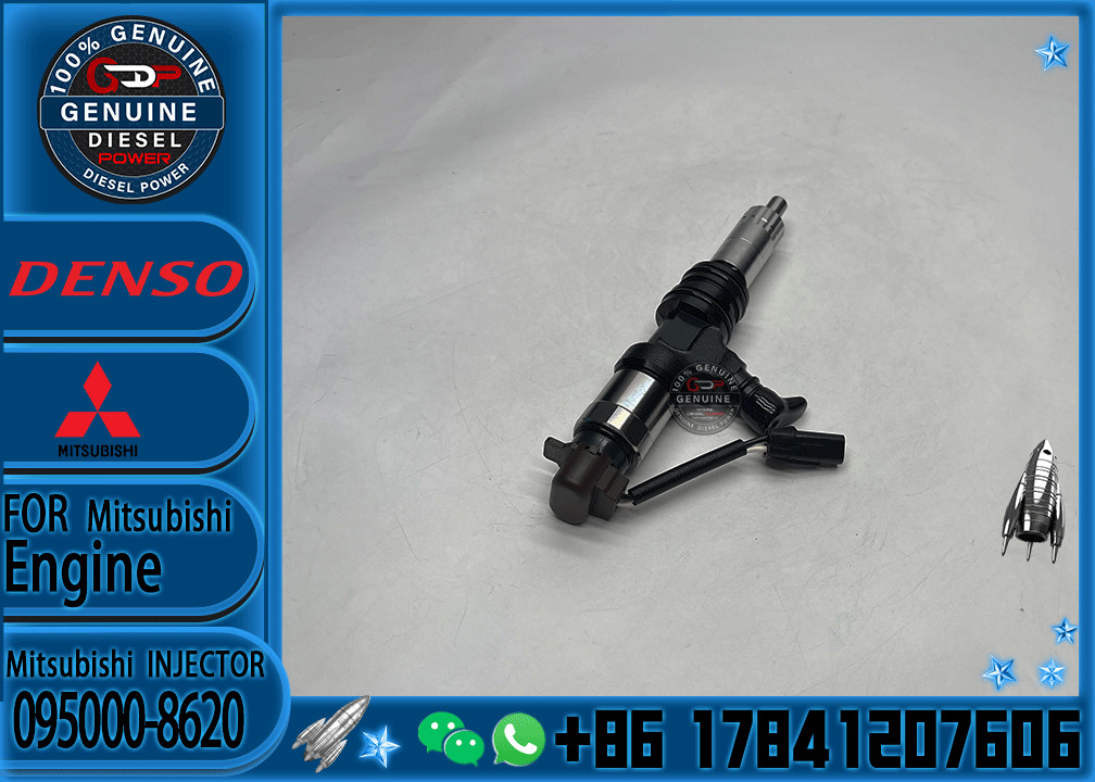 Common Rail Middle Distillate Fuel Injector 095000-8620 095000-8621 For 6M60T ME306200 ME307085