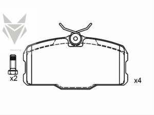 Quality Auto Brake Pads MERCEDES BENZ S-Class Coupe SL 000 420 46 20 Car Brakes Accessories wholesale