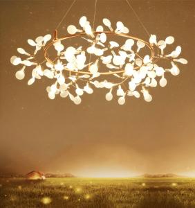 Quality Nordic Design Luxury Decoration LED Acrylic Chandelier Pendant Light wholesale