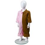 Poplin Patchwork Clothes Unisex Kids Long Sleeve Cosy Zipper Design One Piece