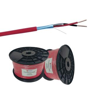 Quality 5000000000 ExactCables-2C 1.0mm2 Copper Conductor Shielded Red Twisted Pair Fire Alarm Cable wholesale