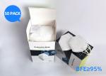 Healthcare Disposable FFP2 N95 Face Mask / Rated Mask High Efficiency