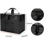 Black Refrigerated Insulation Cooler Bag Cold With EPE Foil