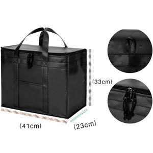 Quality Black Refrigerated Insulation Cooler Bag Cold With EPE Foil wholesale