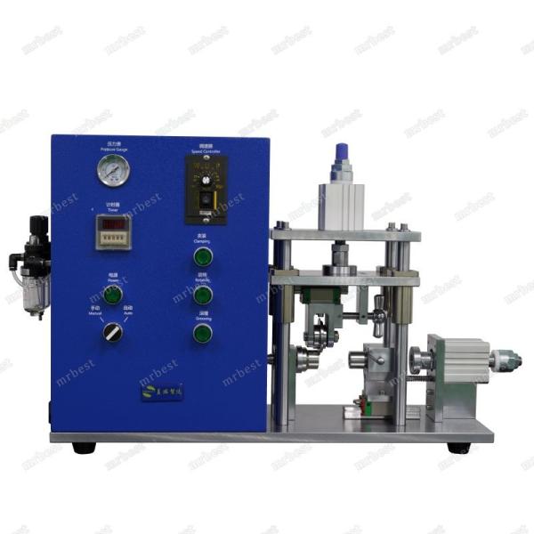 Desktop Semi Auto Cylindrical Cell Machine 300r/s Cylindrical Cell Grooving