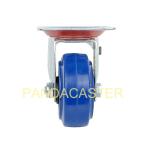 80mm Industrial Caster Wheels Roller bearing For Warehouse / Hotel