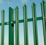 Different Colors Hot Dipped Europe Palisade Fence for Park