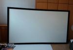 Black Velevt Flat Fixed Projection Screen150 Inch Matt White DIY Home Cinema