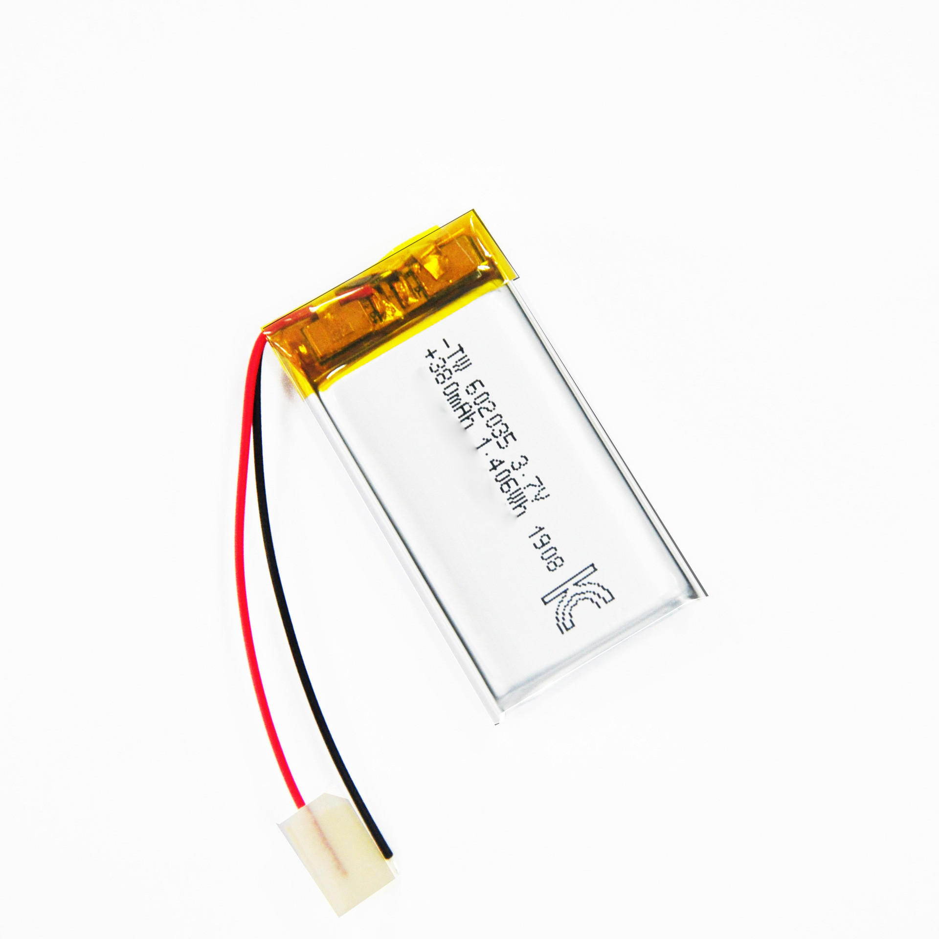 380mAh 3.7 V Lithium Ion Polymer Battery Within 1C Rate