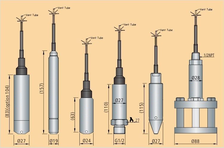 Water Level Transmitter 4 20mA For River Pool
