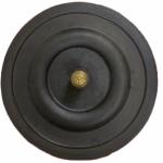 Black NBR PTFE Rubber Diaphragm For Metering Equipment Alkali Resistance